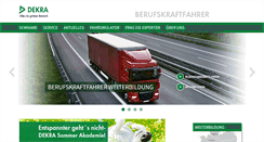 Desktop Screenshot of dekra-berufskraftfahrer.eu